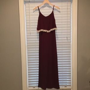 Burgundy Maxi Dress